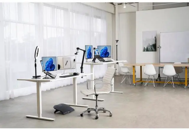Alt view image 4 of 17 - Kensington A1020 Mounting Arm for Microphone, Webcam, Light, Video Conferencing System, Camera, Ring Light - Adjustable Height