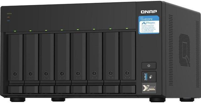Alt view image 12 of 19 - QNAP TS-832PX-4G-US Diskless System Network Storage