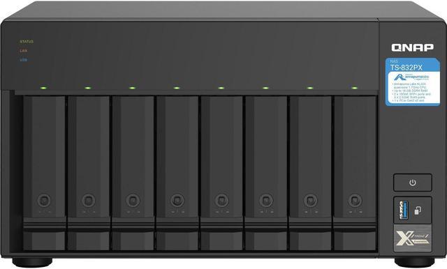 Alt view image 14 of 19 - QNAP TS-832PX-4G-US Diskless System Network Storage