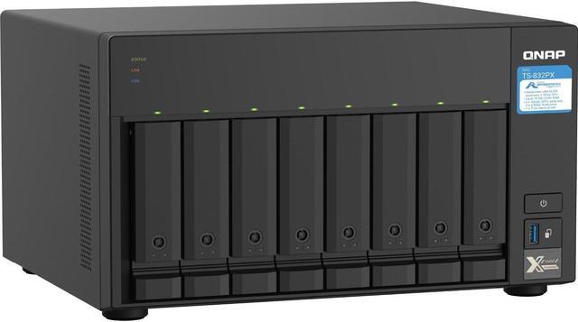 Alt view image 13 of 19 - QNAP TS-832PX-4G-US Diskless System Network Storage