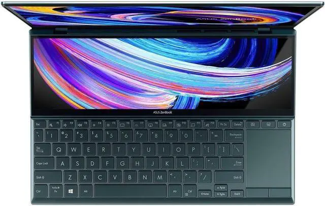 Alt view image 4 of 13 - Asus ZenBook Duo 14 UX482 UX482EAR-EH51T 14" Touchscreen Notebook - Full HD - 1920 x 1080 - Intel Core i5 11th Gen i5-1155G7 Quad-core (4 Core) 2.50 GHz - 8 GB Total RAM - 512 GB SSD - Celestial