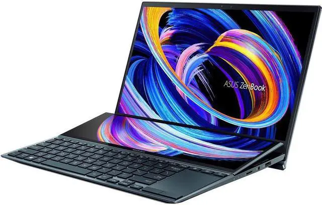 Alt view image 6 of 13 - Asus ZenBook Duo 14 UX482 UX482EAR-EH51T 14" Touchscreen Notebook - Full HD - 1920 x 1080 - Intel Core i5 11th Gen i5-1155G7 Quad-core (4 Core) 2.50 GHz - 8 GB Total RAM - 512 GB SSD - Celestial