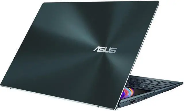 Alt view image 3 of 13 - Asus ZenBook Duo 14 UX482 UX482EAR-EH51T 14" Touchscreen Notebook - Full HD - 1920 x 1080 - Intel Core i5 11th Gen i5-1155G7 Quad-core (4 Core) 2.50 GHz - 8 GB Total RAM - 512 GB SSD - Celestial