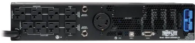 Alt view image 15 of 20 - TRIPP LITE SmartPro SM3000RM2UTAA 3000VA 2250W 9 Outlets UPS
