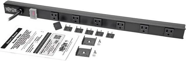 Alt view image 10 of 11 - POWER STRIP RIGHT-ANGLE 6 OUTLET BLACK