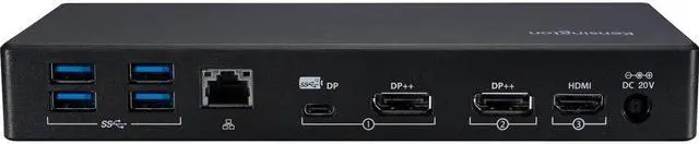Alt view image 5 of 10 - Kensington SD4855P USB-C 10Gbps Dual Video Driverless Docking Station - 100W PD - DP++/HDMI (DFS)