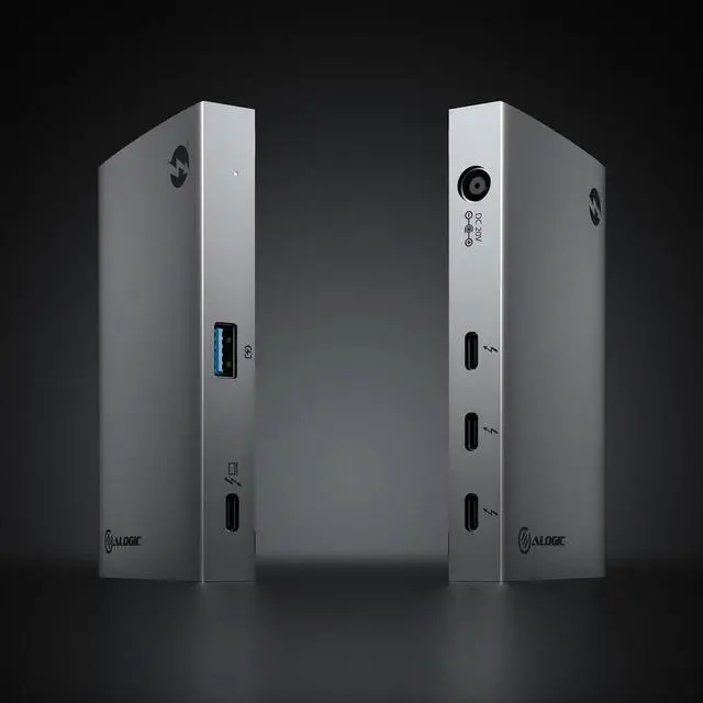 Alt view image 4 of 17 - Alogic Thunderbolt 4 BLAZE Hub - for Notebook/Desktop PC/Hard Drive/Monitor - Thunderbolt 4 - 2 Displays Supported - 4K - 3840 x 2160 - 1 x USB Type-A Ports - USB Type-A - 3 x USB Type-C Ports - USB T