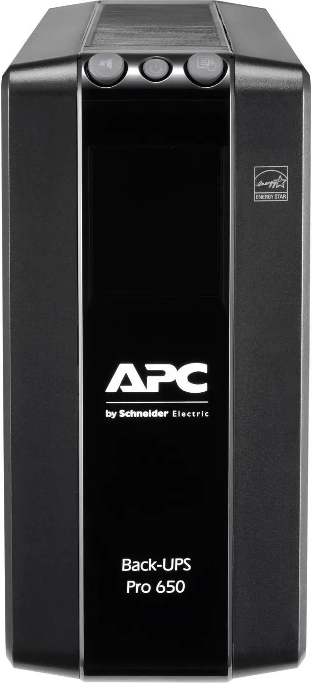 Alt view image 3 of 18 - APC by Schneider Electric Back-UPS Pro BR650MI 650VA Tower UPS