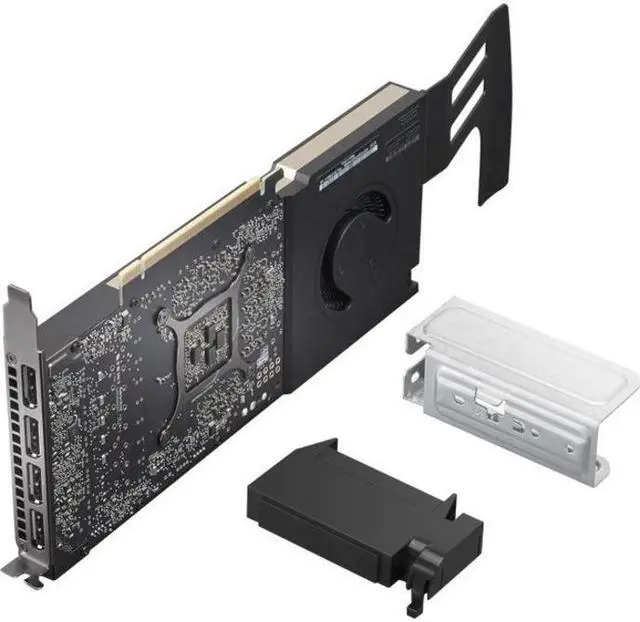 Alt view image 6 of 18 - NVIDIA RTX A4000 - Graphics card - RTX A4000 - 16 GB GDDR6 - PCIe 4.0 x16 - 4 x DisplayPort - for ThinkStation P520 30BQ