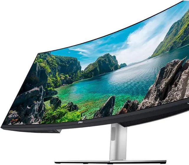 Alt view image 9 of 11 - New Dell UltraSharp U4021QW 40" WUHD (5120 x 2160) IPS Curved Monitor 60Hz 8ms DisplayPort & HDMI