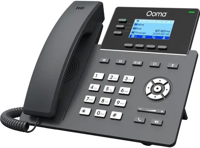 Alt view image 4 of 14 - ooma office 2603 business ip desk phone. works with ooma office cloud-based voip phone service with virtual receptionist, desktop app, video conferencing and call recording.