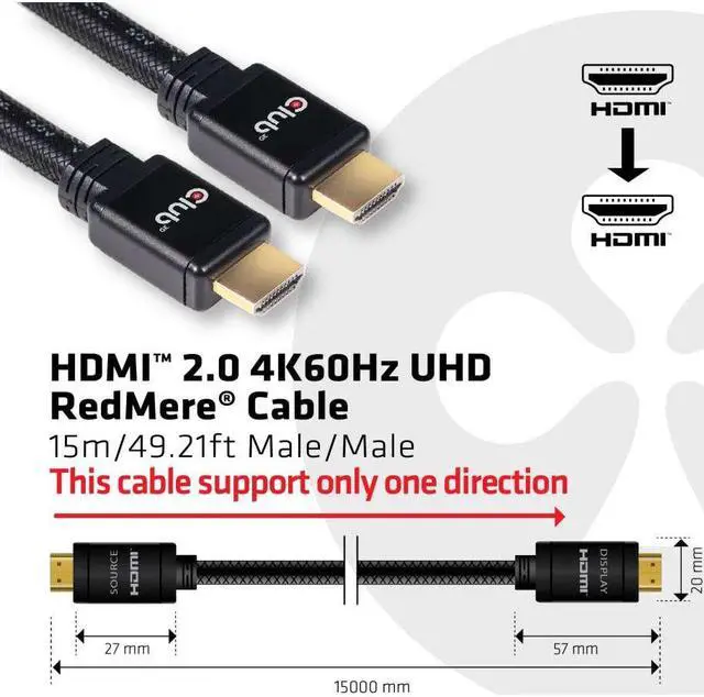 Alt view image 14 of 16 - Club 3D Cac-2313 Hdmi Audio/Video Cable With Ethernet