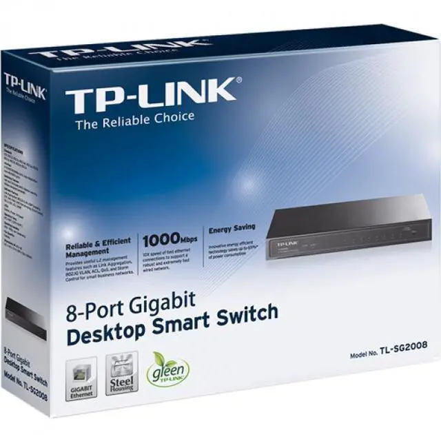Alt view image 13 of 20 - tp-link tl-sg2008 v3 | jetstream 8 port gigabit smart managed switch | omada sdn integrated | ipv6 | static routing | l2/l3/l4 qos, igmp & link aggregation |limited lifetime protec