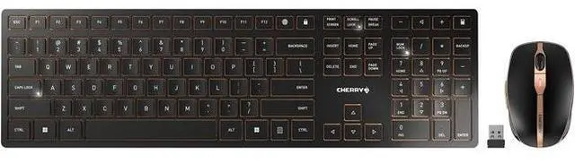 Alt view image 4 of 14 - CHERRY DW 9100 SLIM Rechargeable Wireless Desktop