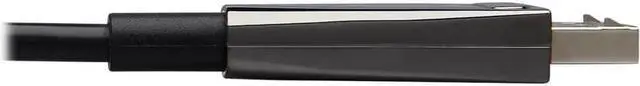 Alt view image 4 of 14 - Tripp Lite P580F3-10M-8K6 DisplayPort Fiber Active Optical Cable, M-M, Black, 10 m (33 ft.)