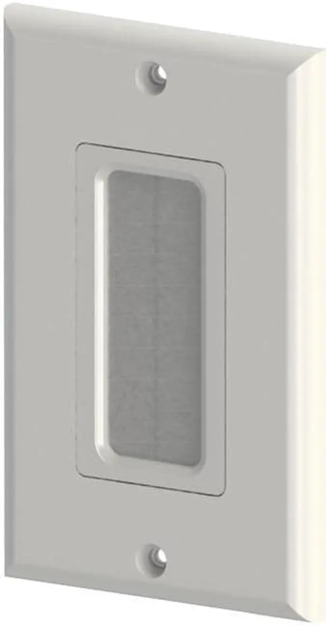 Alt view image 5 of 7 - DataComm Electronics 45-0018-WH Brush Plate Decor Insert