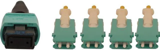 Alt view image 4 of 11 - Tripp Lite N845-02M-4S-MG Fiber Optic Network Cable - 6.56 ft Fiber Optic Network Cable for Network Device, Patch Panel, Switch, Transceiver - First End: 1 x MTP/MPO Female Network - Second End: 8 x S