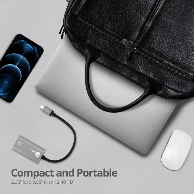 Alt view image 4 of 11 - SIIG CB-TC0L11-S1 Type C to HDMI Adapter 8K, USB-C Input to HDMI Output, Unidirectional, Supports 8K 60Hz and 4K 120Hz