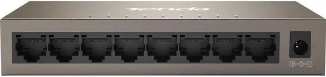 Alt view image 8 of 9 - tenda teg1008m, 8-port gigabit ethernet switch, home& enterprises network switch, plug-and-play, fanless ethernet splitter (mini size)