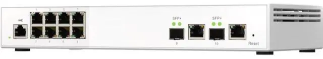 Alt view image 14 of 20 - QNAP QSW-M2108-2C 10-Port Managed Switch w/ 10GbE SFP+ Combo Ports