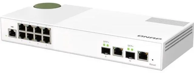 Alt view image 19 of 20 - QNAP QSW-M2108-2C 10-Port Managed Switch w/ 10GbE SFP+ Combo Ports