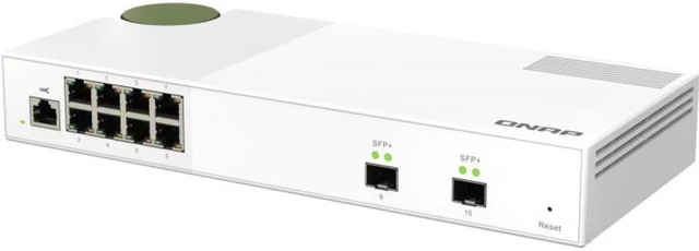 Alt view image 6 of 18 - QNAP QSW-M2108-2S 10-Port Managed Switch w/ 10GbE SFP+ Ports