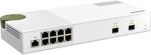 Alt view image 9 of 18 - QNAP QSW-M2108-2S 10-Port Managed Switch w/ 10GbE SFP+ Ports