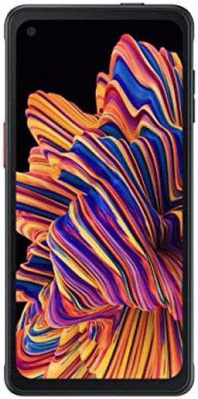 Main image of Samsung Galaxy XCover Pro SM-G715UZKFXAA 4G LTE Unlocked Cell Phone 6.3" Full Rectangle / 6.1" Rounded Corners Black 4GB RAM