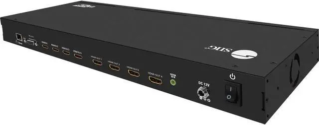 Alt view image 8 of 12 - SIIG HDMI 2.0 4x4 Matrix with Amazon Echo Control Enabled