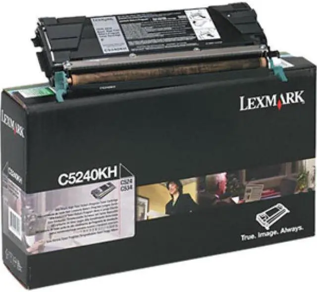 Alt view image 14 of 20 - Lexmark C5240KH High Yield Return Program Black Toner Cartridge for C524, C534