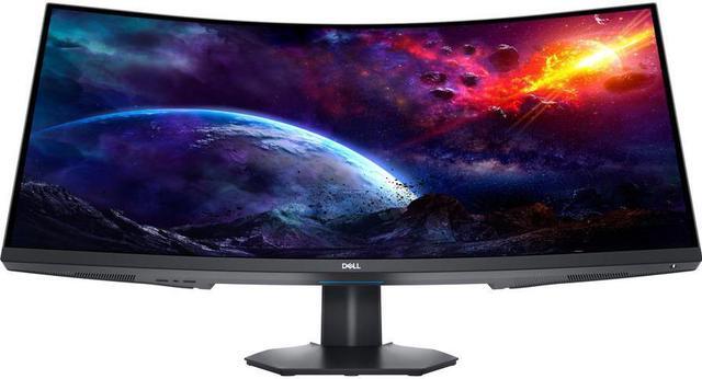 Alt view image 8 of 20 - New Dell S3422DW 34" WQHD 3440 x 1440  VA LCD Monitor 100 Hz 4 ms 21:9 Aspect Ratio 350 cd/m² Brightness 178°/178° Viewing Angles HDMI, DisplayPort