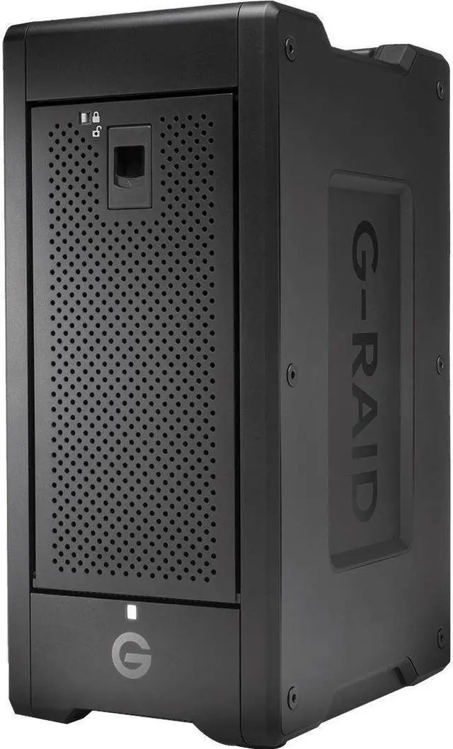 Alt view image 3 of 4 - SanDisk Professional 48TB G-RAID Shuttle 8 - Transportable Enterprise-Class 8-Bay External Hard Drive, Thunderbolt 3 and USB-C, Hardware RAID, Up to 1900MB/s Read - SDPH48H-048T-NBAAB