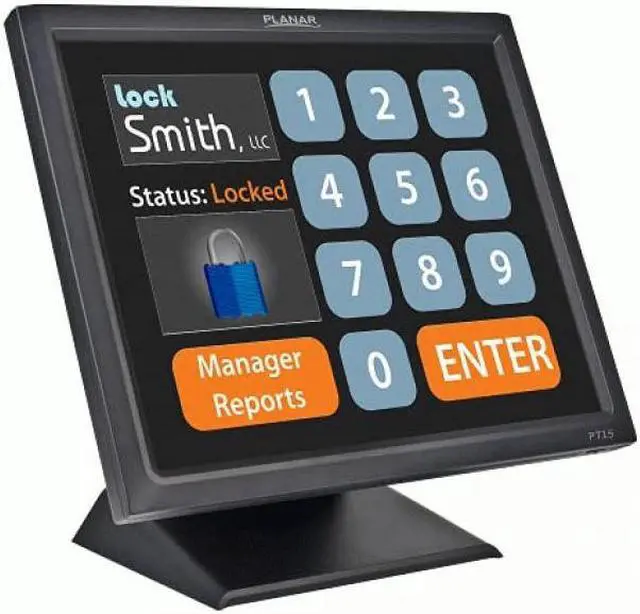 Main image of PLANAR PT1545R (997-5967-02) 15" USB 5-wire Resistive Touchscreen Monitor 280 cd/m2 800:1 Built-in Speakers