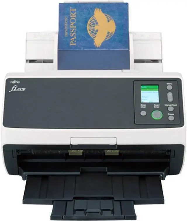 Alt view image 7 of 8 - Ricoh fi-8170 Large Format ADF/Manual Feed Scanner 600 dpi Optical PA03810-B055
