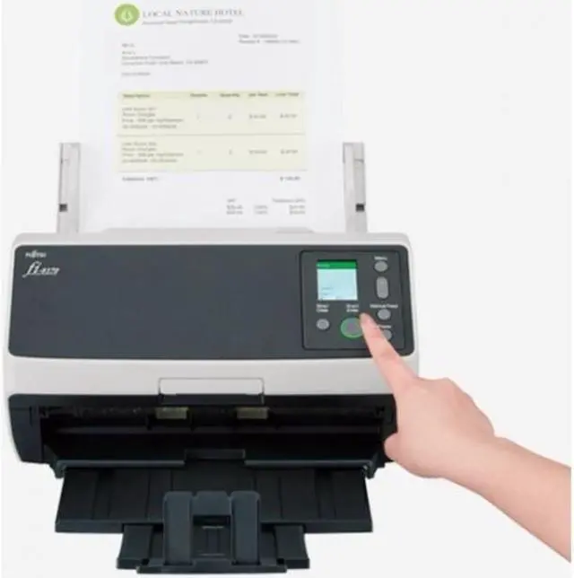 Alt view image 8 of 8 - Ricoh fi-8170 Large Format ADF/Manual Feed Scanner 600 dpi Optical PA03810-B055