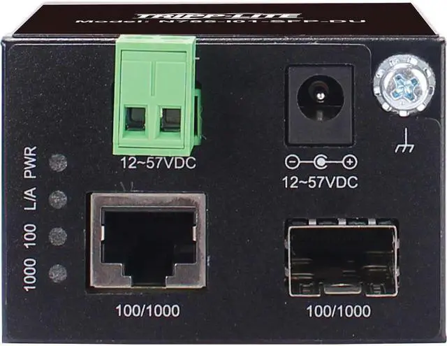 Alt view image 5 of 14 - Tripp Lite Unmanaged Gigabit Fiber to Ethernet Media Converter N785I01SFPDU