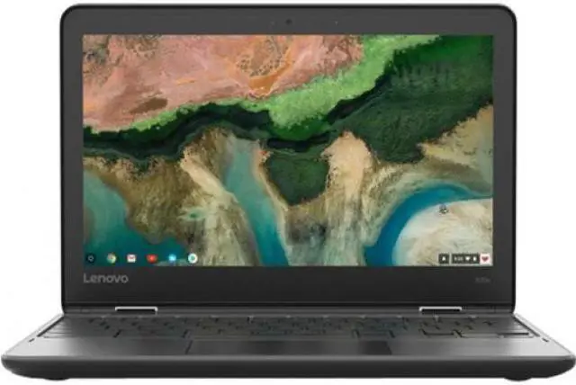 Main image of Lenovo 300e Chromebook 2nd Gen 81MB007YUS 11.6" Touchscreen Chromebook - HD - 1366 x 768 - Intel Celeron N4020 Dual-core (2 Core) 1.10 GHz - 4 GB Total RAM - 4 GB On-board Memory - 32 GB Flash Me