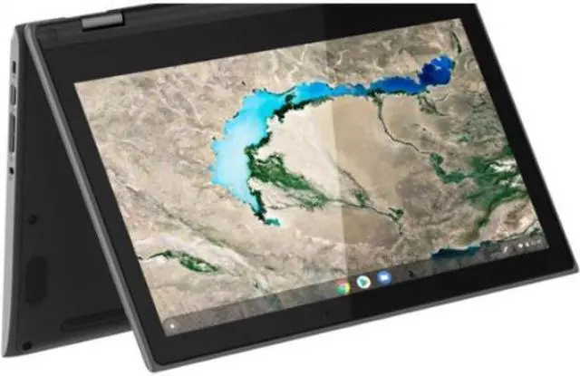 Alt view image 3 of 20 - Lenovo 300e Chromebook 2nd Gen 81MB007YUS 11.6" Touchscreen Chromebook - HD - 1366 x 768 - Intel Celeron N4020 Dual-core (2 Core) 1.10 GHz - 4 GB Total RAM - 4 GB On-board Memory - 32 GB Flash Me