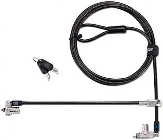 Alt view image 5 of 8 - Kensington Slim N17 2.0 Keyed Dual Head Laptop Lock K60508WW