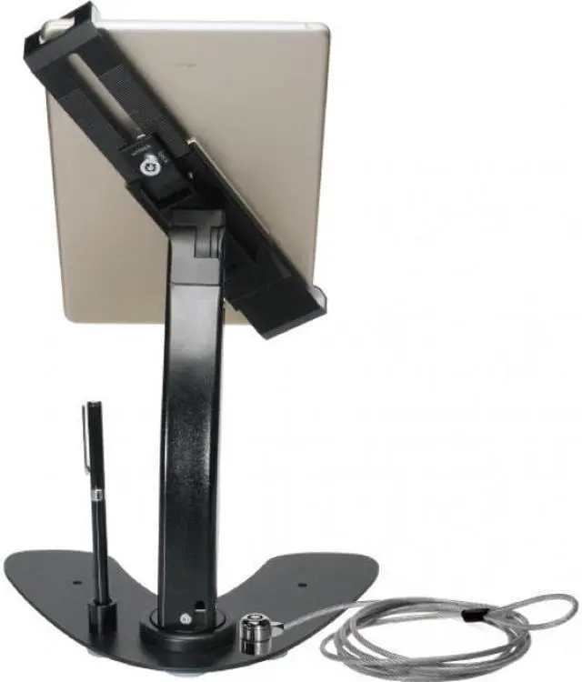 Alt view image 19 of 20 - Cta Digital Universal Dual Security Kiosk With Locking Holder And Anti-Theft Cable