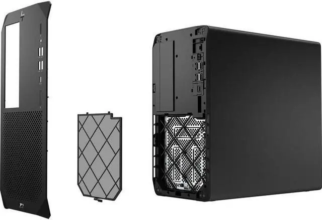 Alt view image 3 of 11 - HP Z2 G5 Workstation - 1 x Intel Core i9 Deca-core (10 Core) i9-10900 10th Gen 2.80 GHz - 32 GB DDR4 SDRAM RAM - 512 GB SSD - Tower - Black - Intel W480 Chip - Windows 11 Pro - NVIDIA Quadro T1000 4 G