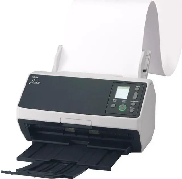 Alt view image 4 of 12 - Ricoh fi-8170 Deluxe Bundle Large Format ADF/Manual Feed Scanner 600dpi Optical CG01000-303001