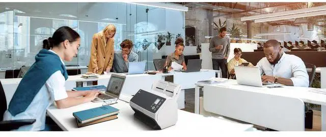 Alt view image 4 of 20 - Ricoh fi-8170 Premium Bundle Large Format ADF/Manual Feed Scanner 600dpi Optical CG01000-303101 with with 3-Year Advance Warranty