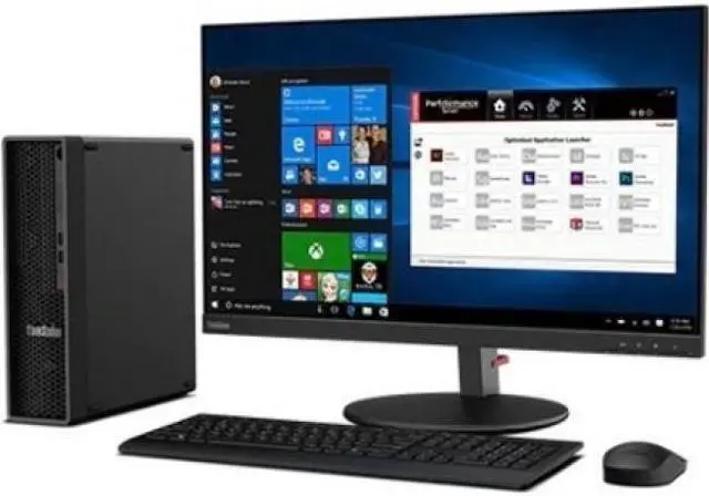 Alt view image 3 of 10 - Lenovo ThinkStation P340 30DK005FUS Workstation - 1 x Intel Core i9 Deca-core (10 Core) i9-10900 10th Gen 2.80 GHz - 32 GB DDR4 SDRAM RAM - 1 TB SSD - Small Form Factor - Intel W480 Chip - Windows 11