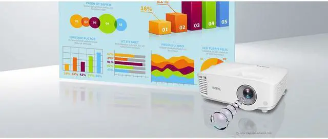 Alt view image 8 of 18 - BenQ MW560 DLP Projector