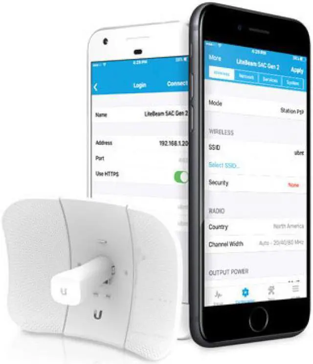 Alt view image 17 of 20 - Ubiquiti Litebeam Ac Gen2 Lbe-5Ac-Gen2 Ieee 802.11Ac 450 Mbit/S Wireless Bridge