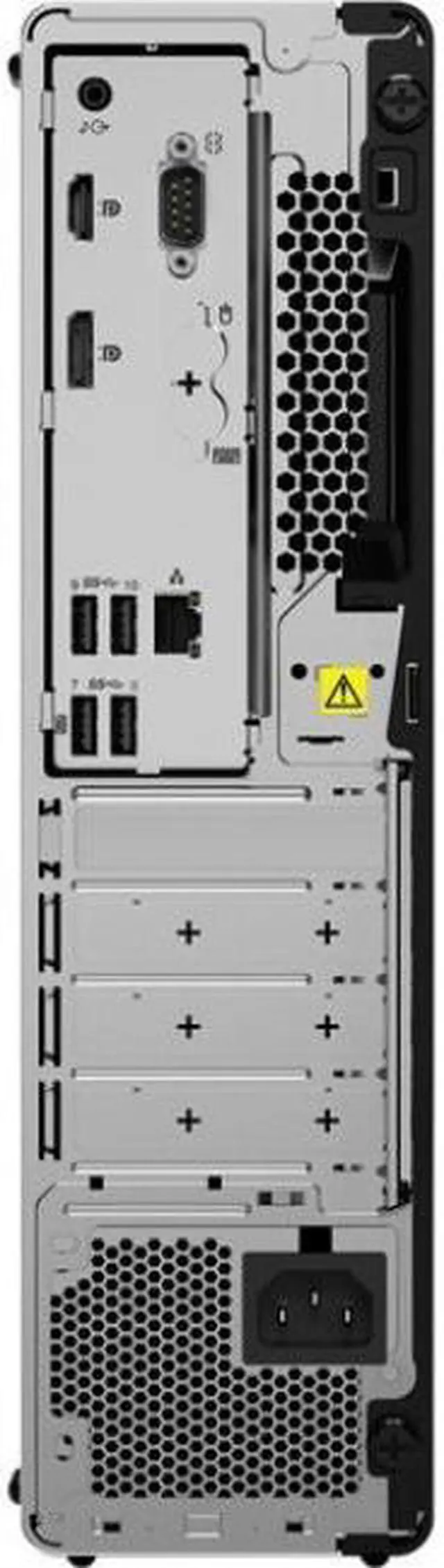 Alt view image 7 of 14 - Lenovo ThinkCentre M90s 11D1000PUS Desktop Computer - Intel Core i5 10th Gen i5-10500 Hexa-core (6 Core) 3.10 GHz - 8 GB RAM DDR4 SDRAM - 256 GB SSD - Small Form Factor - Raven Black
