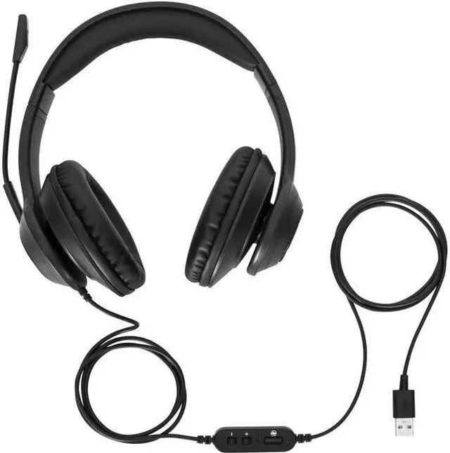 Alt view image 2 of 9 - Targus AEH102TT Wired USB-A Connector Circumaural Wired Stereo Headset