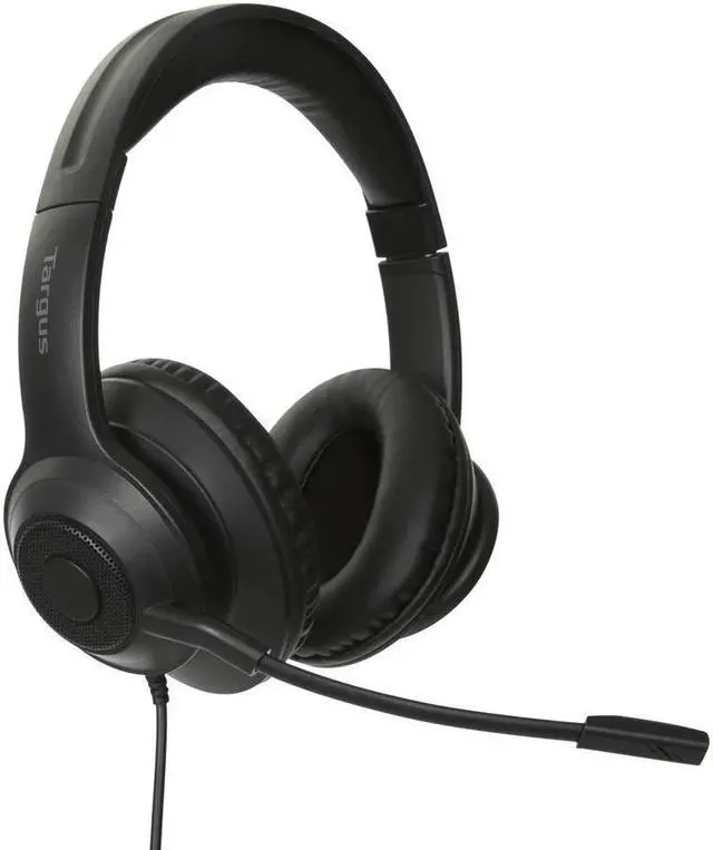 Alt view image 3 of 9 - Targus AEH102TT Wired USB-A Connector Circumaural Wired Stereo Headset