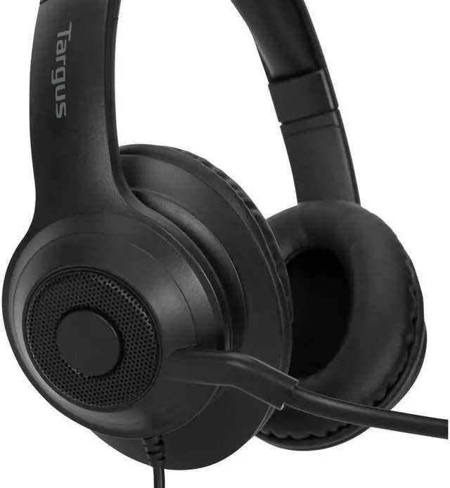 Alt view image 5 of 9 - Targus AEH102TT Wired USB-A Connector Circumaural Wired Stereo Headset